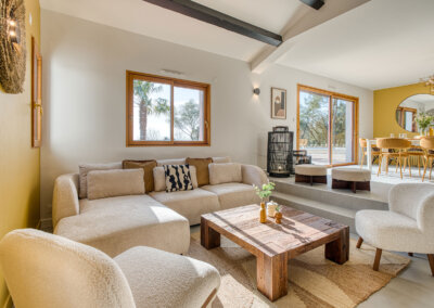 Salon villa BELVEDERE Brem sur Mer