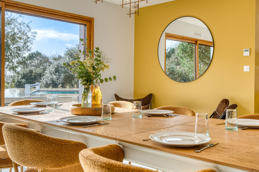 Salle à manger villa BELVEDERE Brem sur Mer