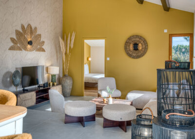 Salon villa BELVEDERE Brem sur Mer