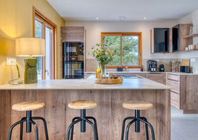 Cuisine villa BELVEDERE à Brem sur Mer