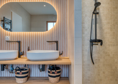 Salle de bain villa BELVEDER Brem sur Mer