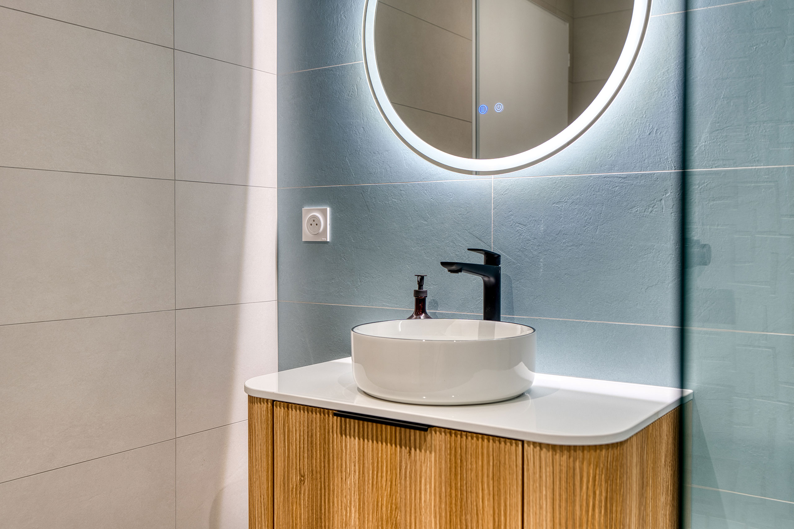 salle de douche baisn de mer le cocon