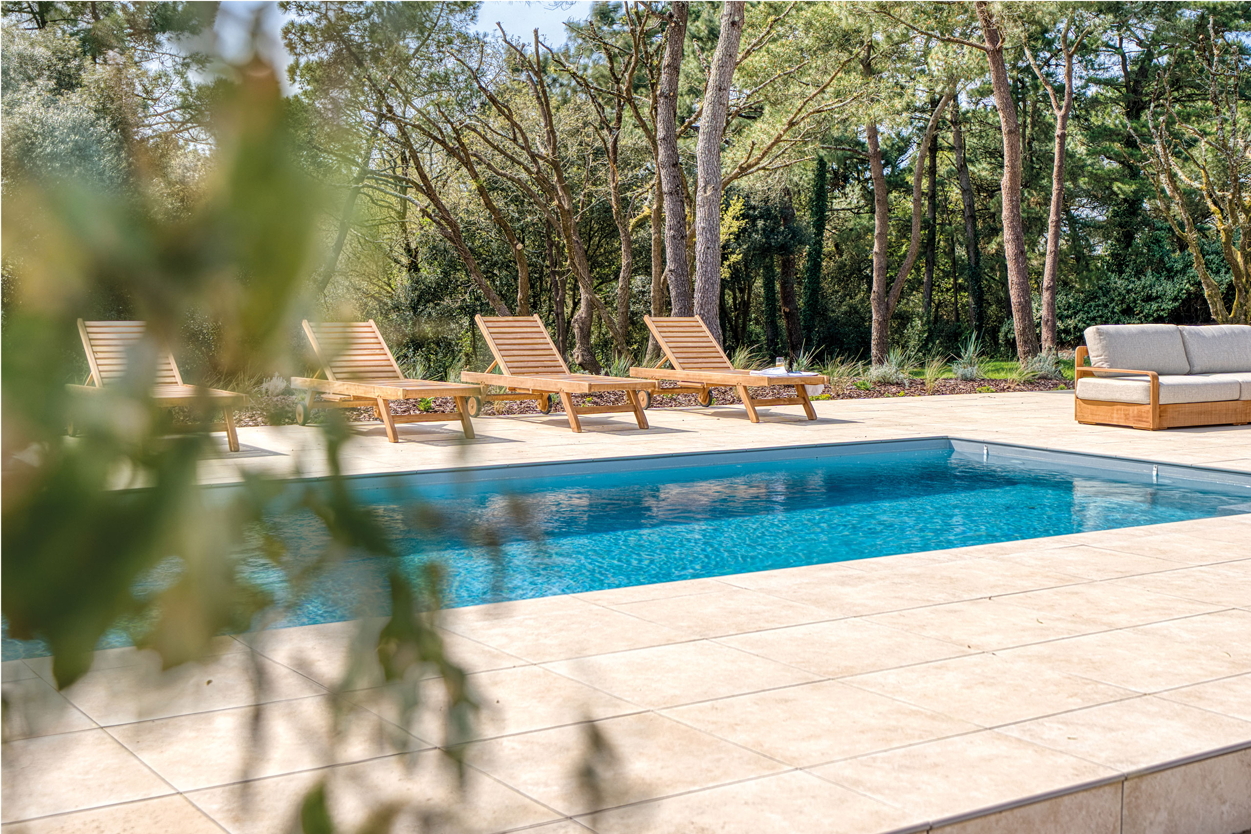 piscine extérieure chauffée