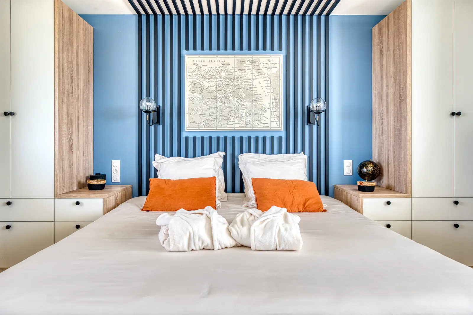 conciergerie clefs de l ocean location de villa classee 5 etoiles vendee 85 villa oceans ocean bretignolles sur mer 85470  chambre double 1 etage salle de douche privative ac climatisation 03