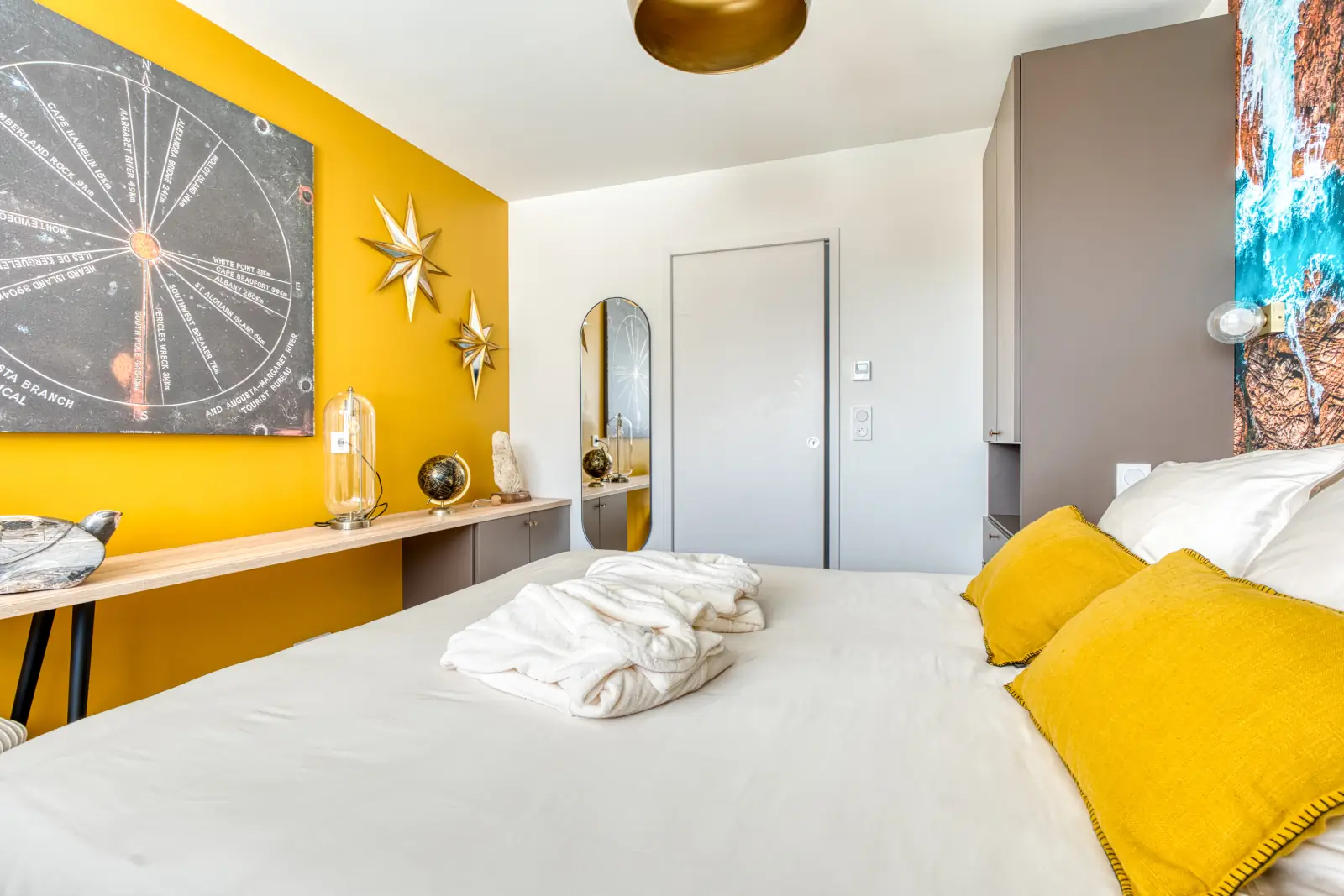 conciergerie clefs de l ocean location de villa classee 5 etoiles vendee 85 villa oceans ocean bretignolles sur mer 85470  chambre double 2 etage salle de douche privative ac climatisation 03