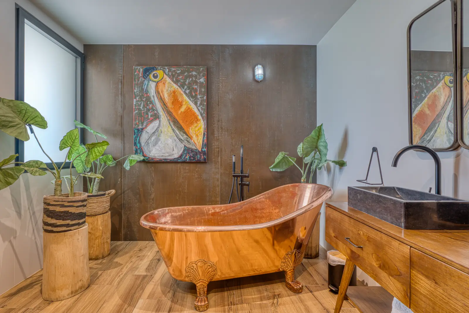 conciergerie clefs de l ocean location de villa classee 5 etoiles vendee 85 villa oceans ocean bretignolles sur mer 85470  salle de bain entiere rez de chaussee baignoire douche double vasque 02