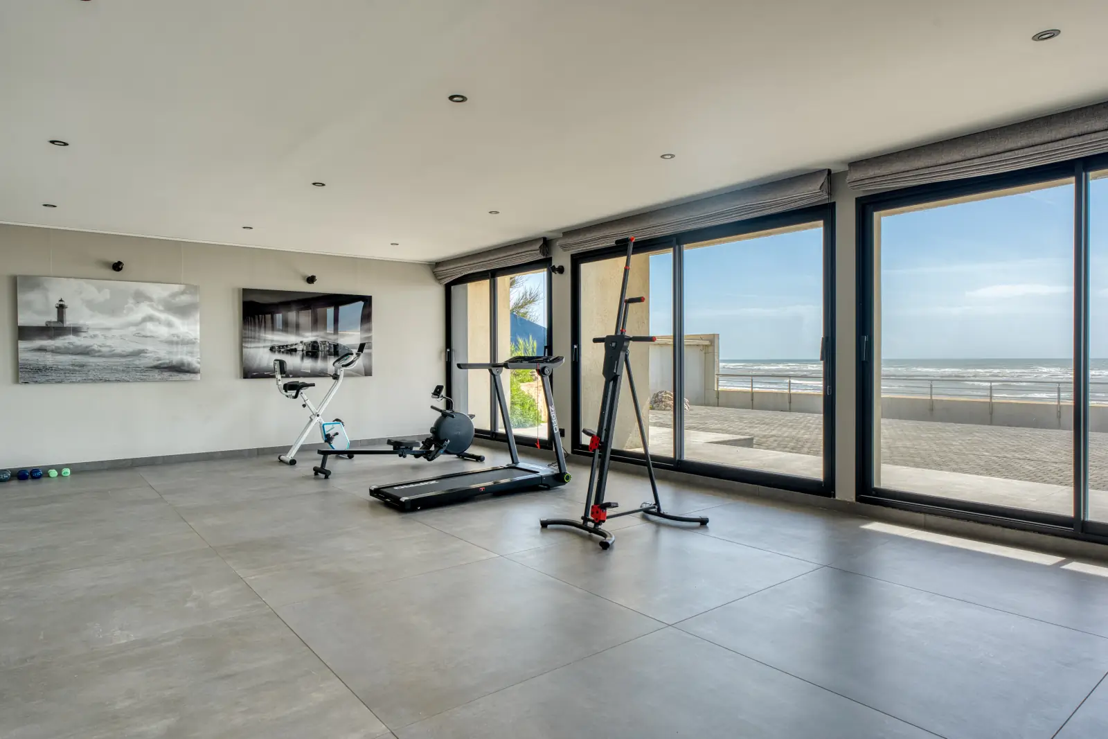 conciergerie clefs de l ocean location de villa classee 5 etoiles vendee 85 villa oceans ocean bretignolles sur mer 85470  salle de sport et musculation vue mer 01