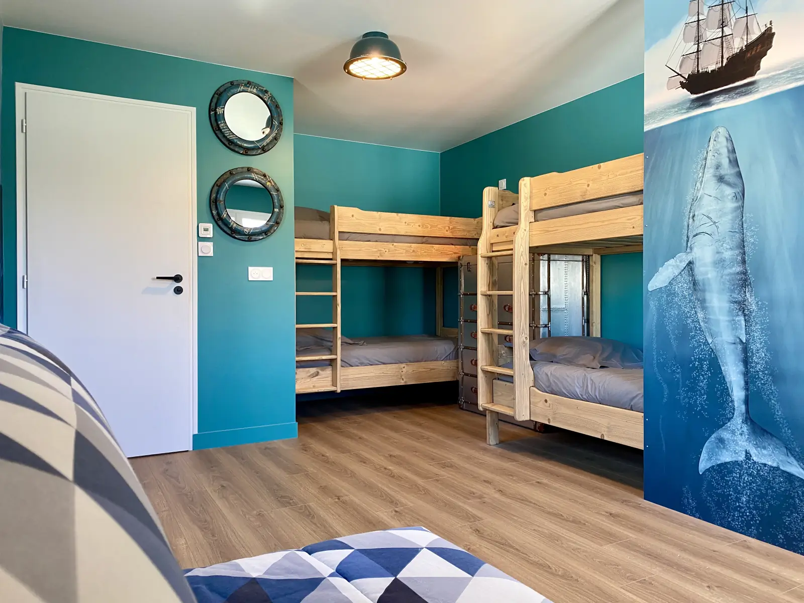 conciergerie clefs de l ocean location de villas 10 personnes jacuzzi vendee 85 villa ker tesson ile yeu 85350 dortoir 03
