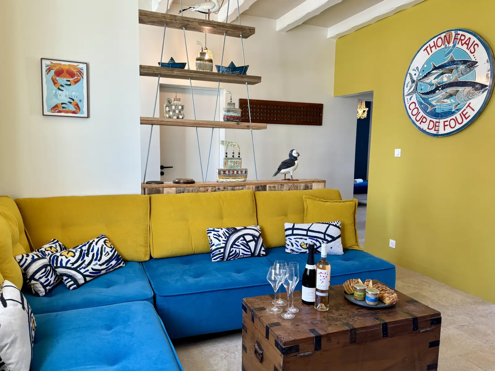 conciergerie clefs de l ocean location de villas 10 personnes jacuzzi vendee 85 villa ker tesson ile yeu 85350 salon 05