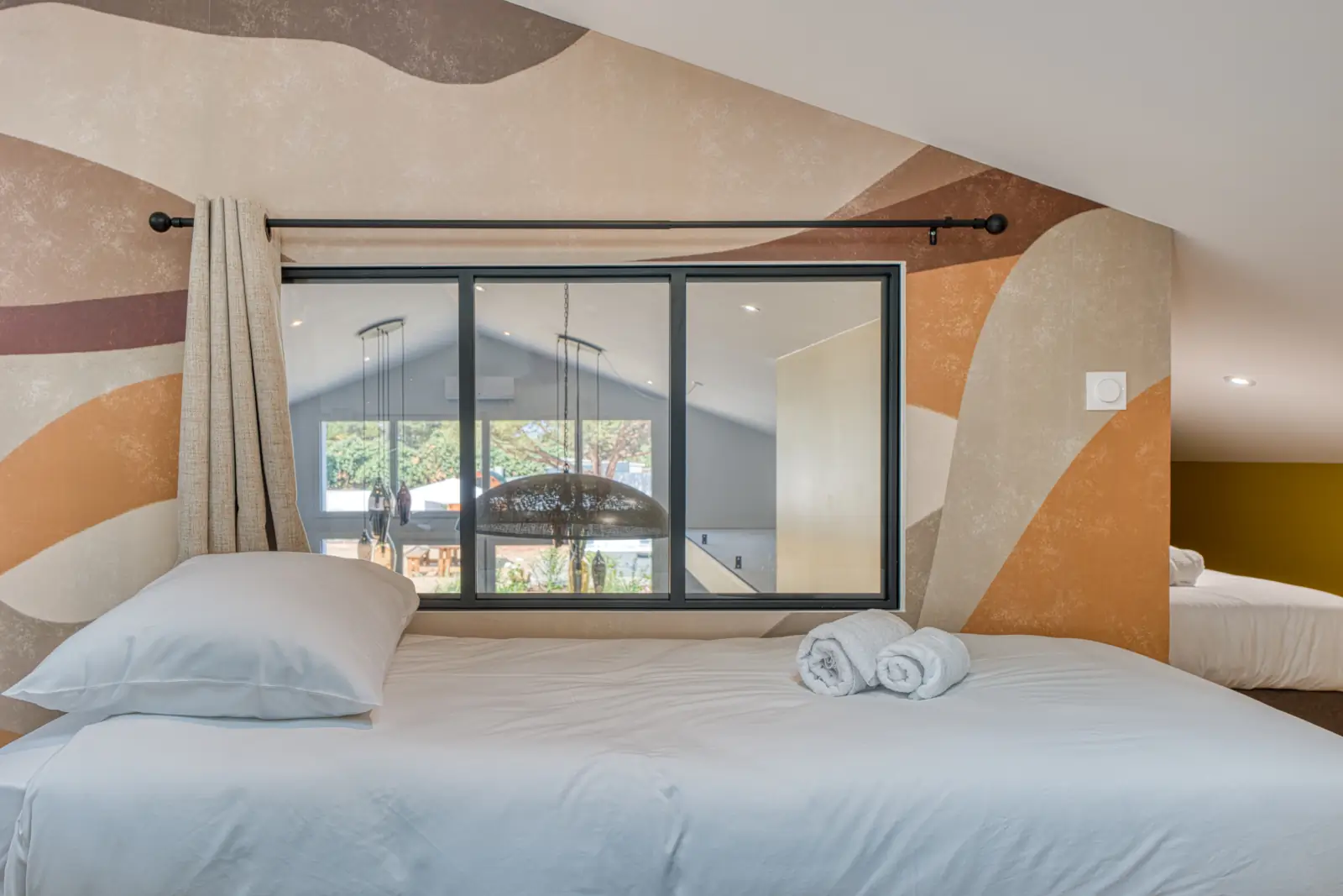 conciergerie clefs de l ocean location de villas 15 personnes piscine vendee 85 villa belvedere brem sur mer 85470  dortoir etage loft climatisation ac 03