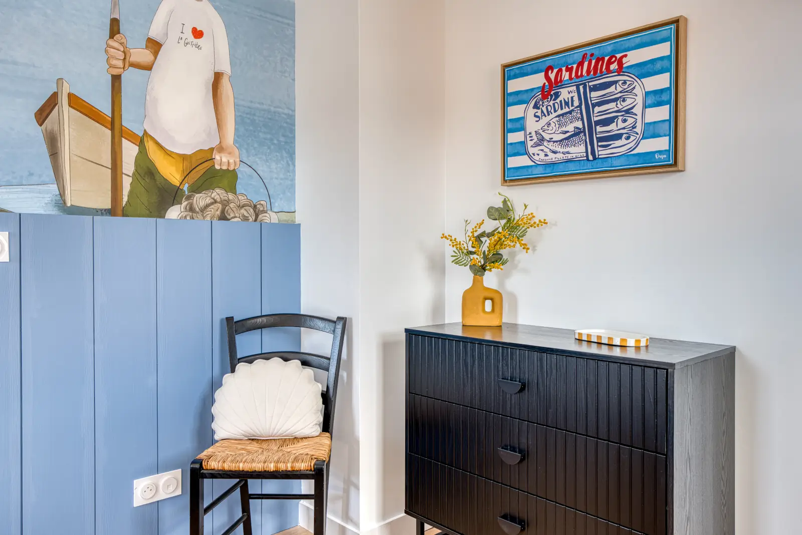 conciergerie clefs de l ocean location de villas 4 6 personnes jacuzzi vendee maison bains de mer saint gilles croix de vie 85800 chambre twin avec salle de bain privative etage 02
