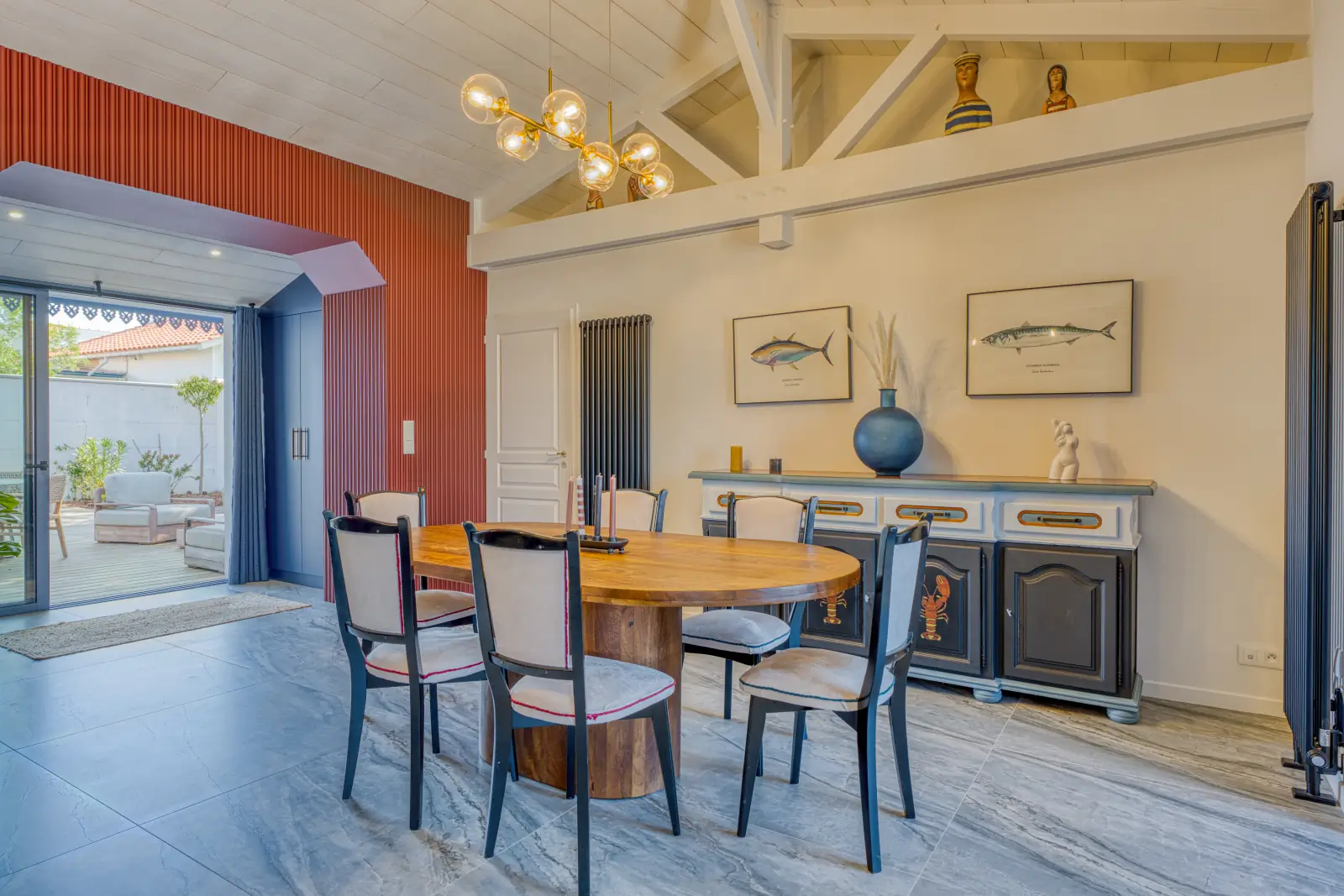 conciergerie clefs de l ocean location de villas—6 personnes vendee villa les bains de mer saint gilles croix de vie sgxv 85222 espace repas 02