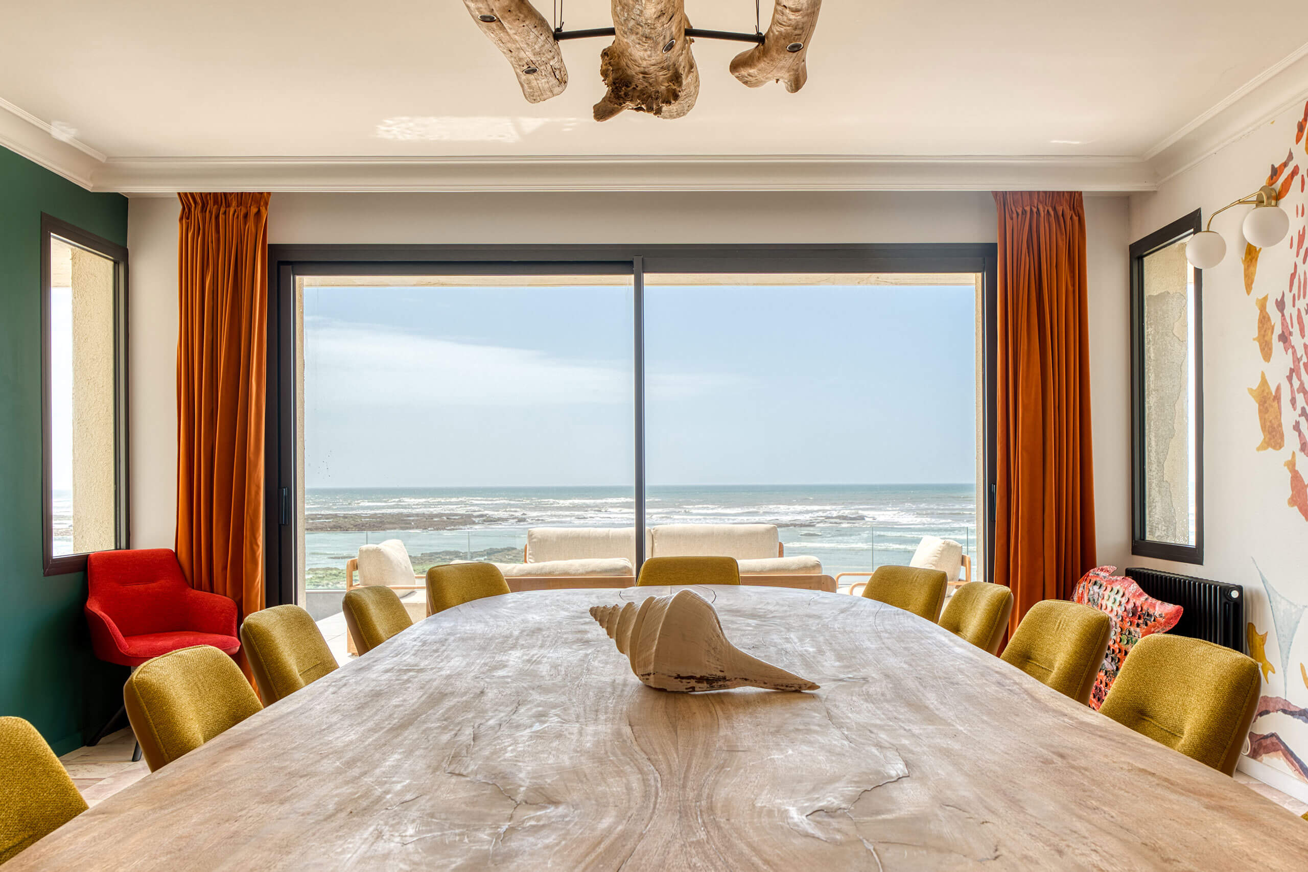 Salle à manger Villa Océan pour un séjour en bord de mer