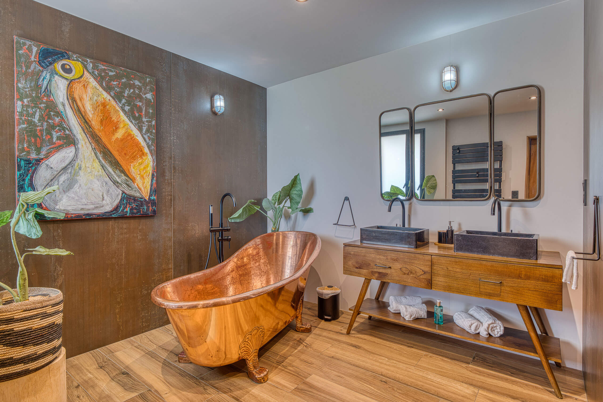 salle de bain au rez de chaussé villa océans à brétignolles sur mer