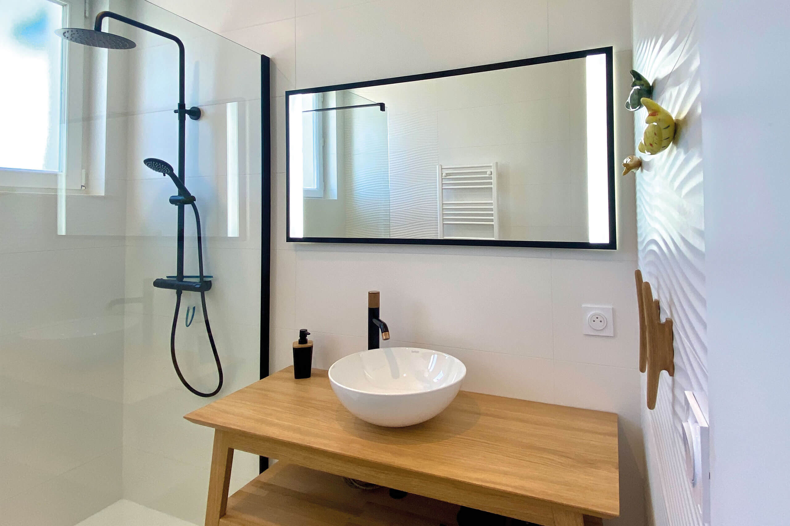 salle de douche villa ile d'yeu