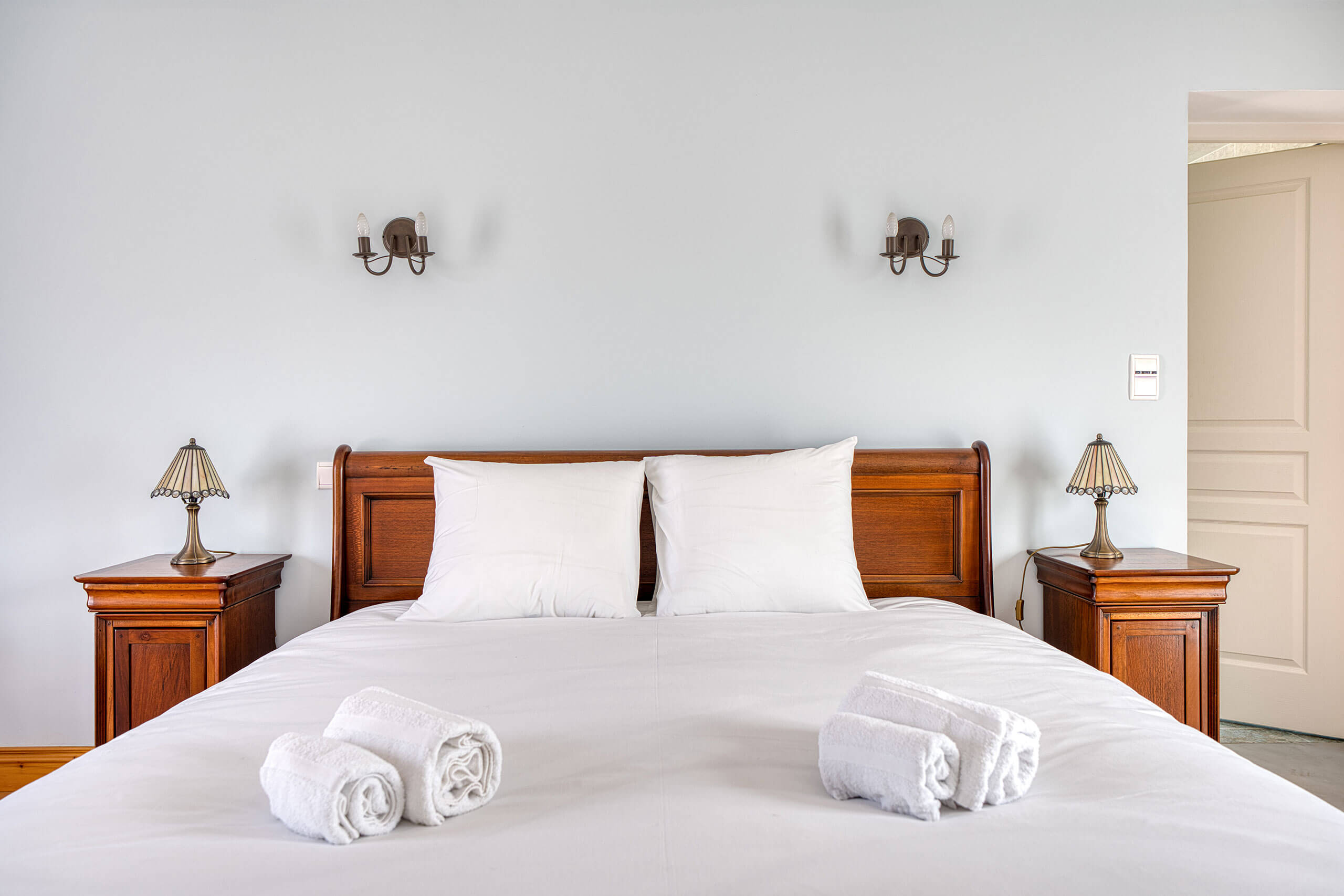 chambre double villa haut du lac brem sur mer
