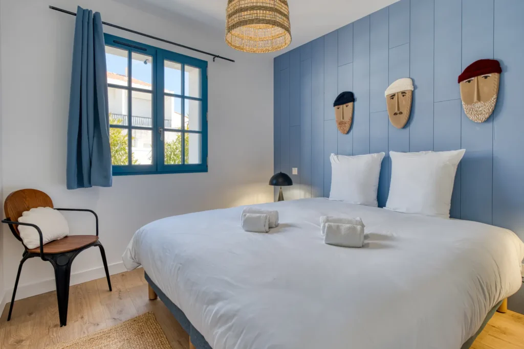 conciergerie clefs de l ocean location de villas 2 4 personnes vendee bains de mer le cocon saint gilles croix de vie sgxv 85222 chambre double 02